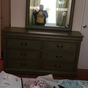 Gray  dresser